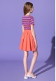Girls Jersey Skirt coral
