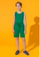 Boys Jersey Shorts green