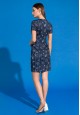 Short Sleeve Jersey Dress dark blue