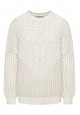 Long Sleeve Knit Jumper white