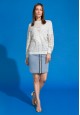 Long Sleeve Knit Jumper white