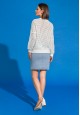 Long Sleeve Knit Jumper white
