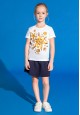 Girls Short Sleeve Tshirt white