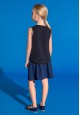 Girls Jersey Top dark blue