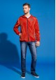 Mens Windbreaker Jacket red