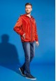 Mens Windbreaker Jacket red