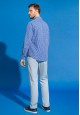 Mens Long Sleeve Shirt blue