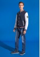 Mens Bomber Jacket dark blue