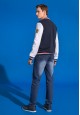 Mens Bomber Jacket dark blue