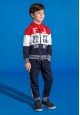 Boys Jersey Trousers dark blue