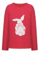 Girls Long Sleeve Top raspberry
