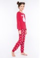 Girls Long Sleeve Top raspberry