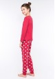 Girls Long Sleeve Top raspberry
