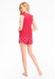 Short Sleeve Top raspberry