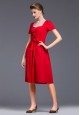 Short Sleeve Dress red