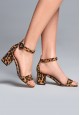 Leopard Peeptoe Shoes leopard