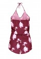 Romper burgundy