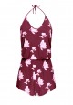 Romper burgundy
