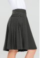 Girls Skirt dark grey melange