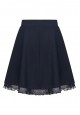 Girls Jersey Skirt ink blue