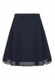 Girls Jersey Skirt ink blue