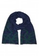 Wide Scarf blue
