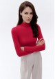 Turtleneck barberry red