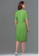 трикотажное платье с коротким рукавом для женщины