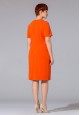 Crepe Dress orange
