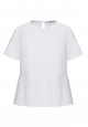 040W2652 блузка с коротким рукавом для женщины цвет белый