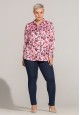 040W2655 блузка с длинным рукавом для женщины цвет мультицвет