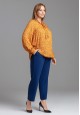 Womens Long Sleeve Blouse orange