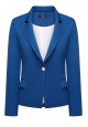 040W2110 трикотажный пиджак для женщины цвет синий