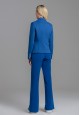 трикотажный пиджак для женщины цвет синий
