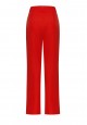 Pantalones de campana color rojo