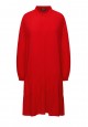 040W4112 платье с длинным рукавом для женщины цвет красный