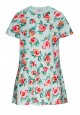 040G4162 трикотажное платье с коротким рукавом для девочки цвет мультицвет