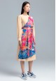 159W4130 платье с длинным рукавом для женщины цвет персиковый