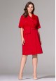 070W4151 платье с коротким рукавом для женщины цвет красный