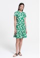070W4163 трикотажное платье с коротким рукавом для женщины цвет мультицвет