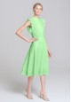 070W4103 платье без рукавов для женщины цвет светлозеленый