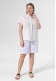 070W2654 блузка с коротким рукавом для женщины цвет белый