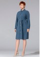 040W4170 платье с длинным рукавом для женщины цвет синий