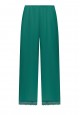 Атласные брюки цвет зелёный