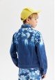 110B2103 жакет из джинсовой ткани для мальчика цвет синий