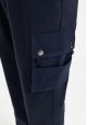 110B3205 трикотажные брюки для мальчика цвет темносиний