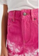 110G3304 юбка из джинсовой ткани для девочки цвет розовый