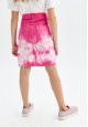 110G3304 юбка из джинсовой ткани для девочки цвет розовый
