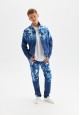 110M2101 жакет из джинсовой ткани для мужчины цвет синий