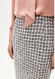 Pie de Poule Tweed Skirt